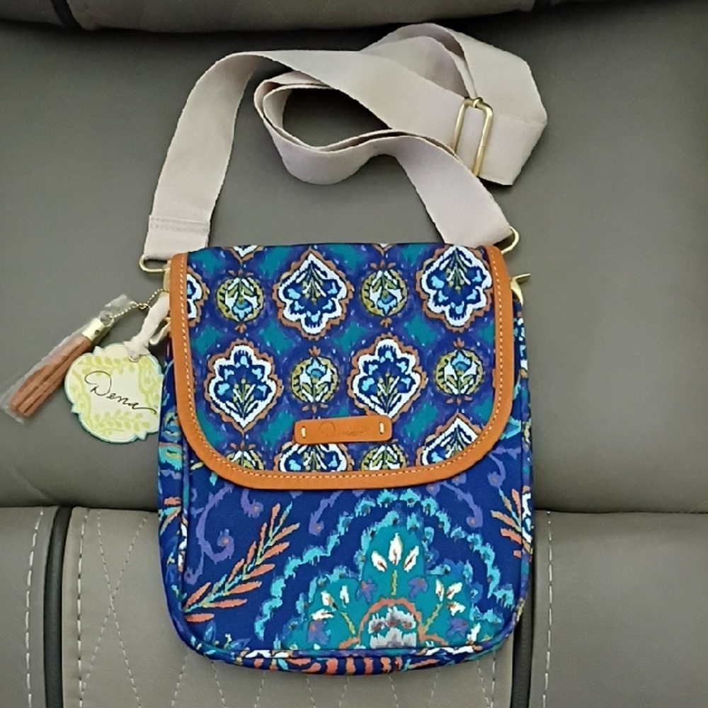 Dena Indigo Crossbody Carry All Bag